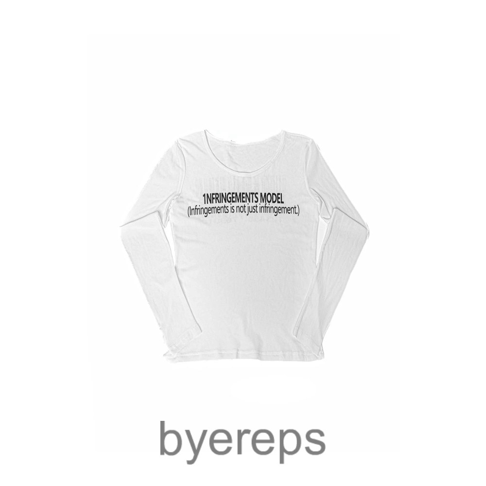 INFRINGEMENTS 1model Barcode longsleeve tee (2 colorways)
