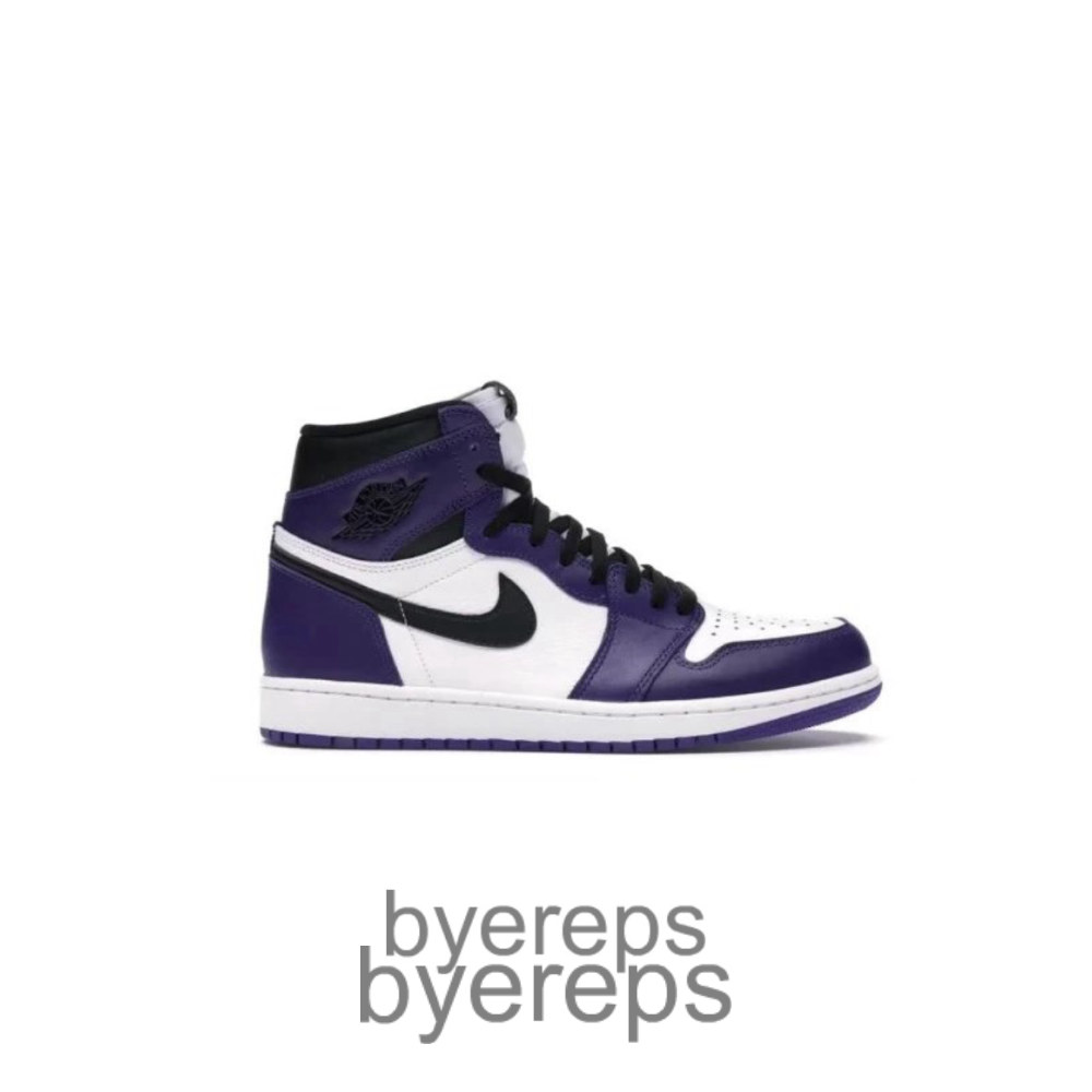 Jordan 1 High Court Purple White