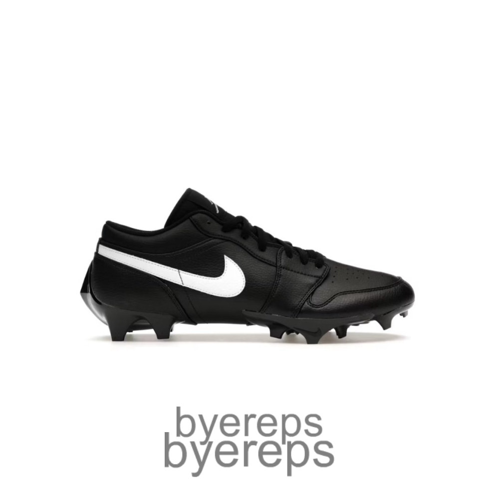 Jordan 1 Low TD Cleat Black White