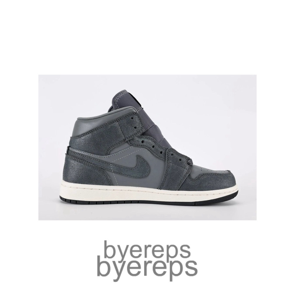 Jordan 1 Mid Distressed Smoke Grey