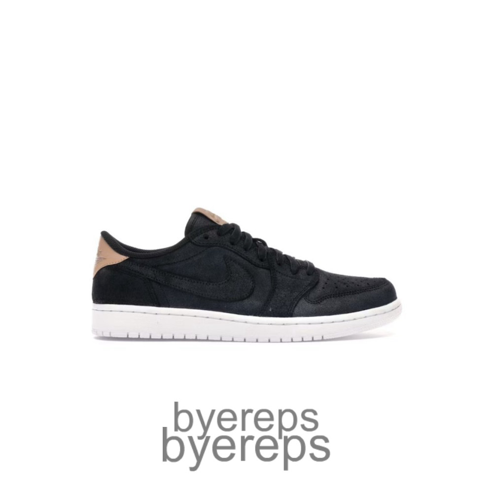 Jordan 1 Retro Low OG Black Vachetta