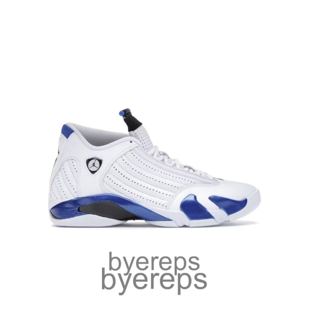 Jordan 14 Retro White Hyper Royal