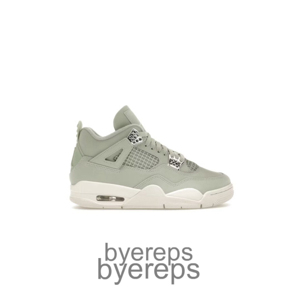 Jordan 4 Retro Seafoam Sail Womens