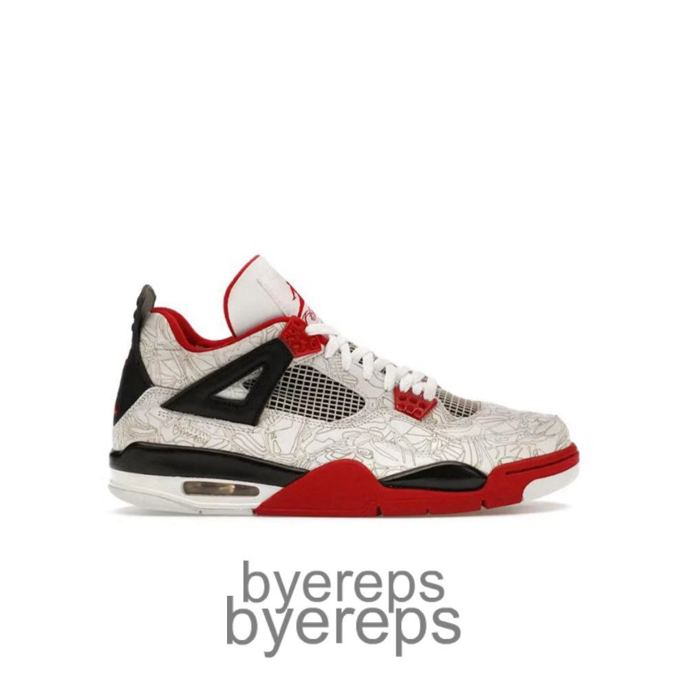 Jordan 4 Retro White Laser