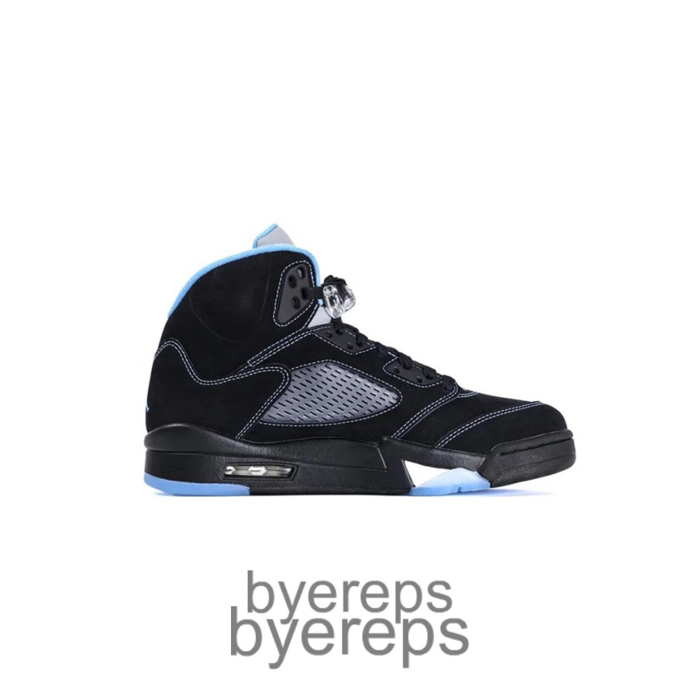 Jordan 5 Retro Black University Blue