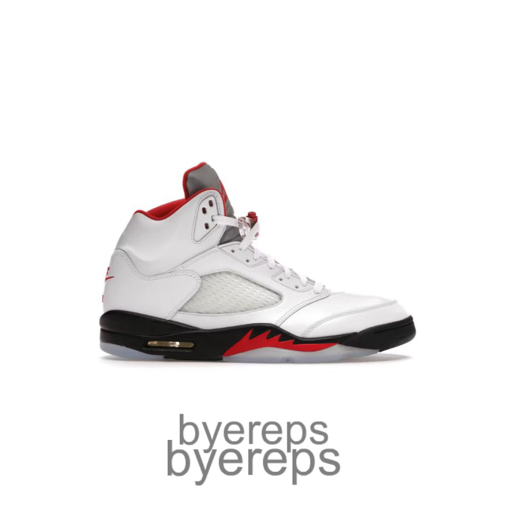 Jordan 5 Retro Fire Red Silver Tongue (2020)