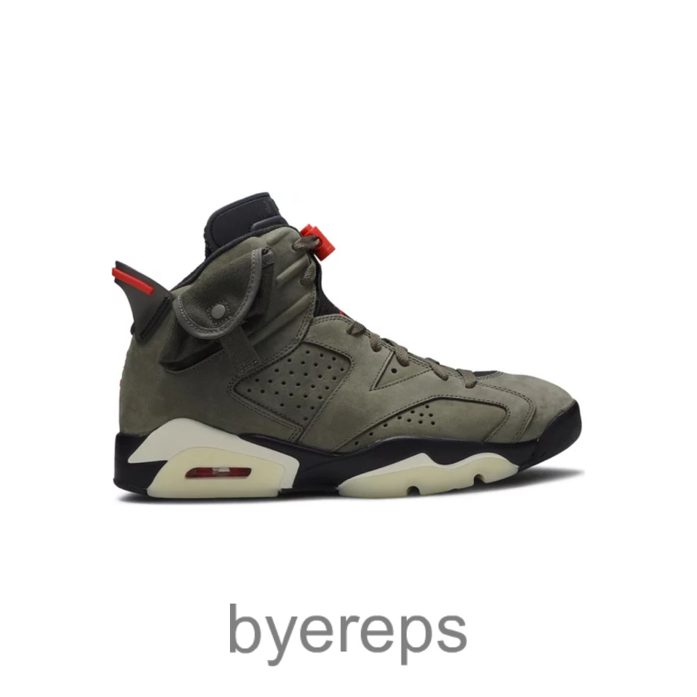 Jordan 6 Retro Travis Scott British Khaki — photo 2 of 4