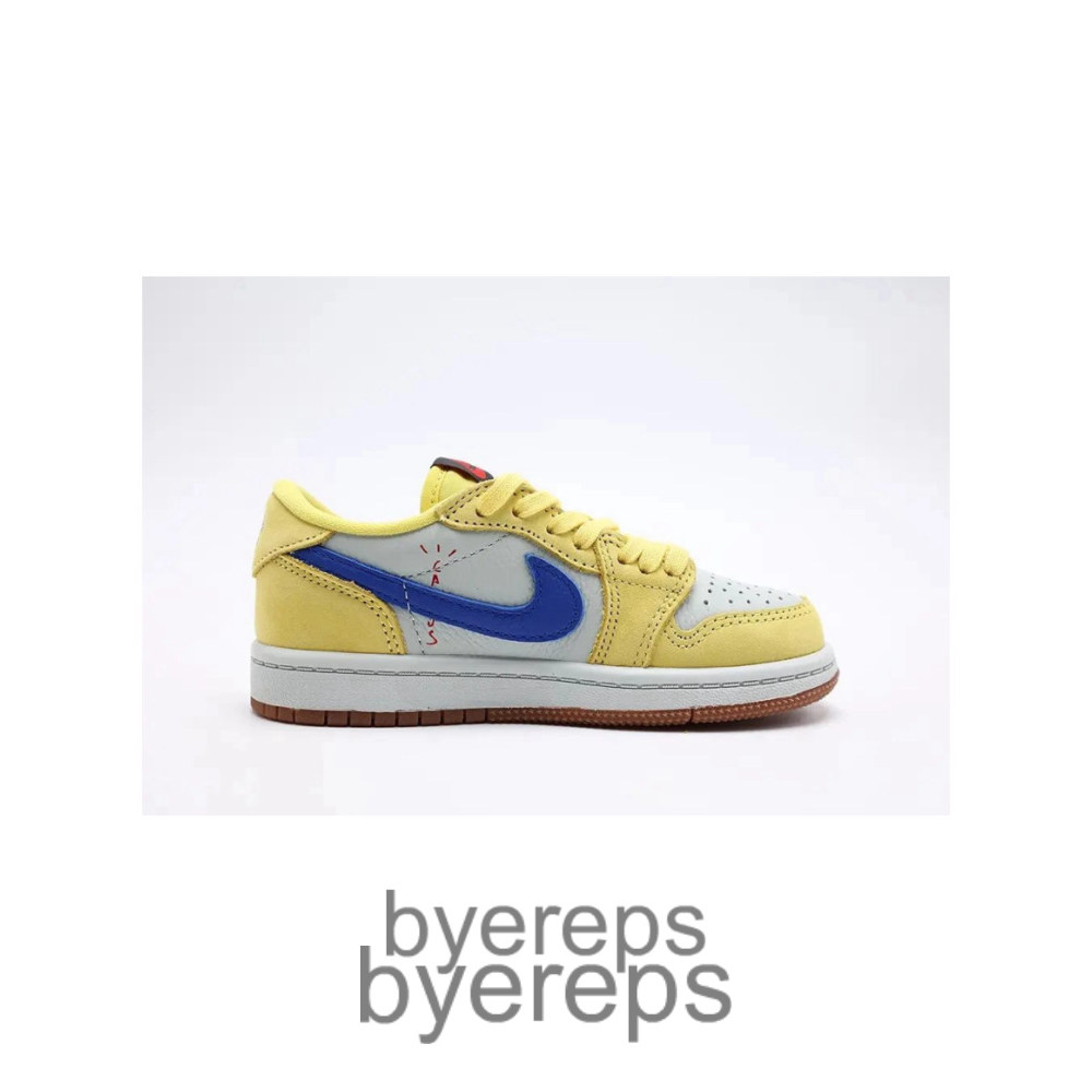 [Kid Size] Travis Scott Air Jordan 1 Retro Low OG Sp Canary