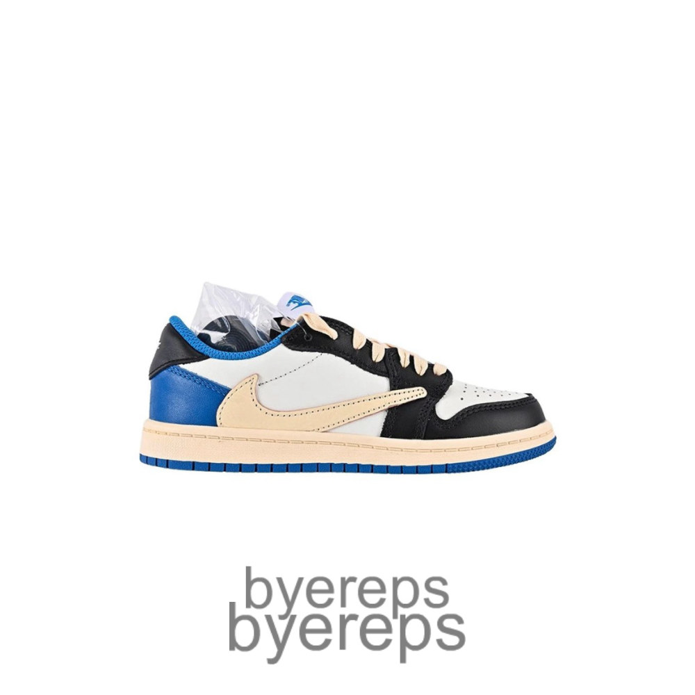 [Kid Size] Travis Scott Fragment Design Jordan 1s Low