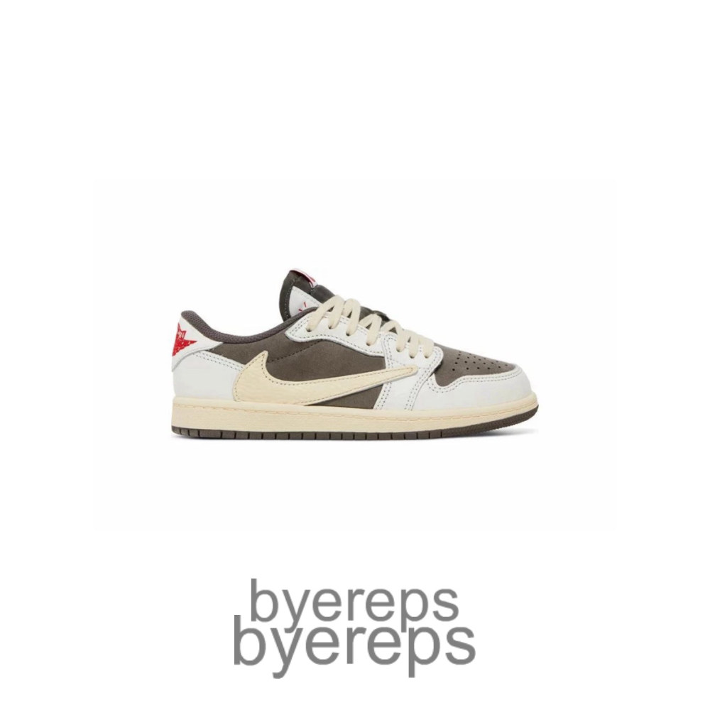 Kid Size Travis Scott X Air Jordan 1 Low OG PS Reverse Mocha