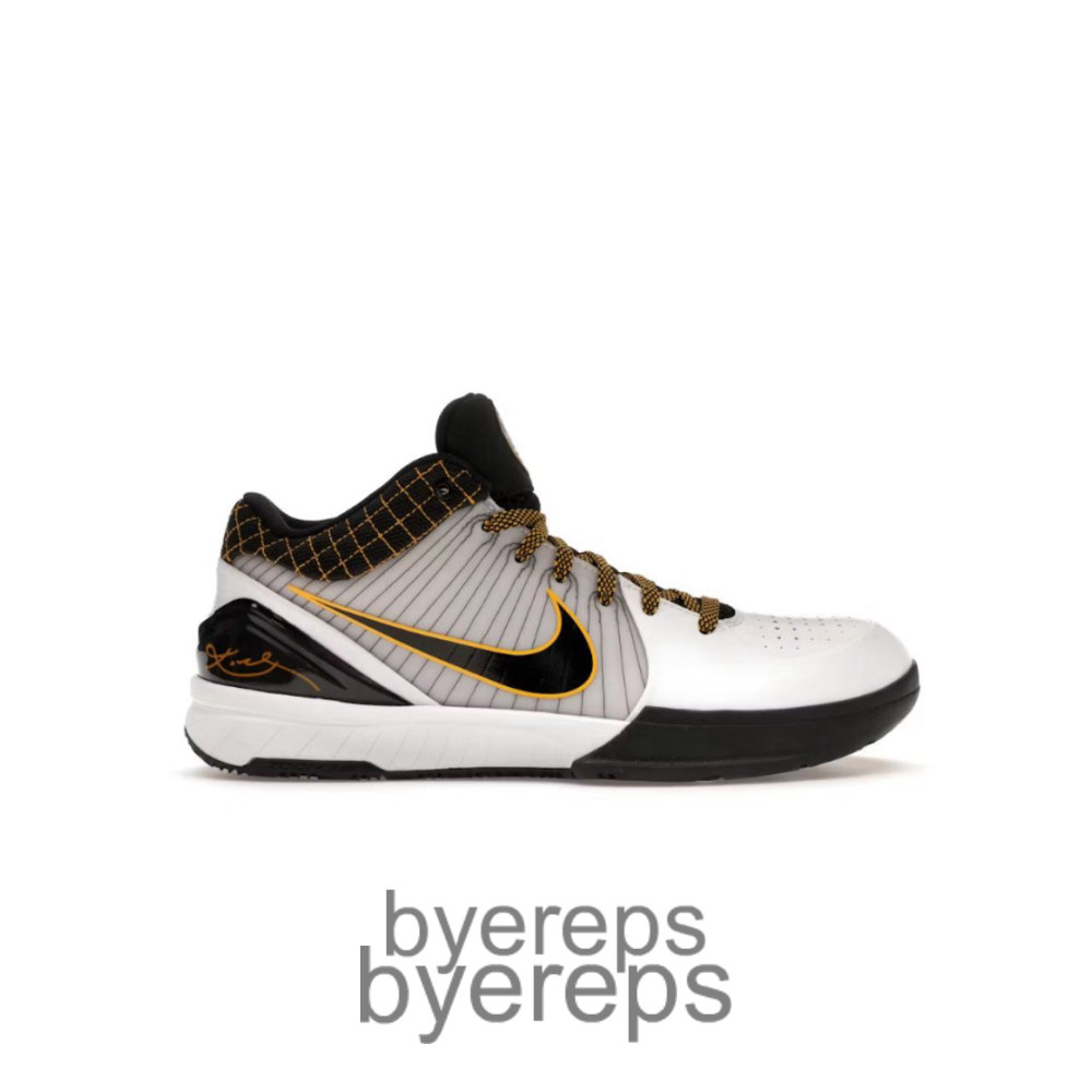 Kobe 4 Protro White Black Del Sol