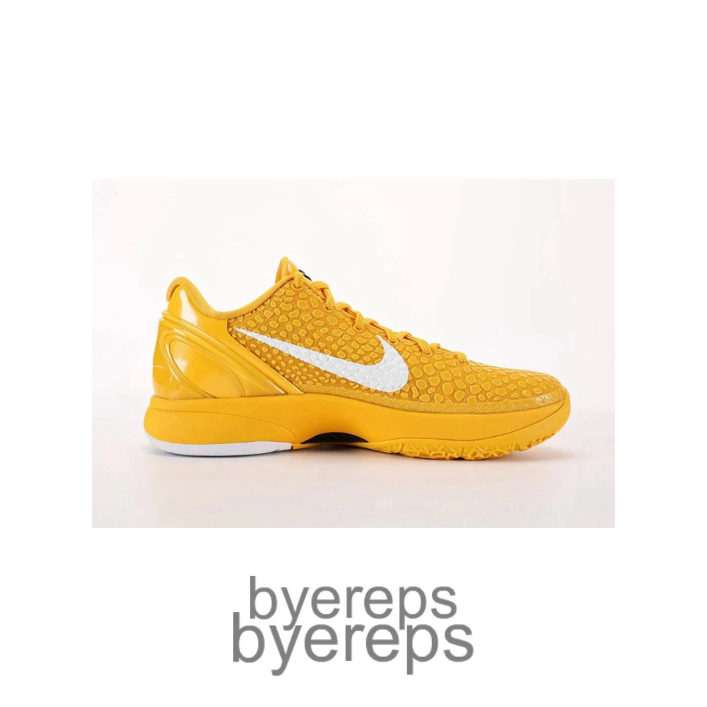 Kobe 6 Off-White Custom Version University Gold