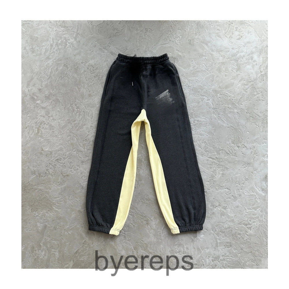 KROEN YELLOW BLACK JOGGERS