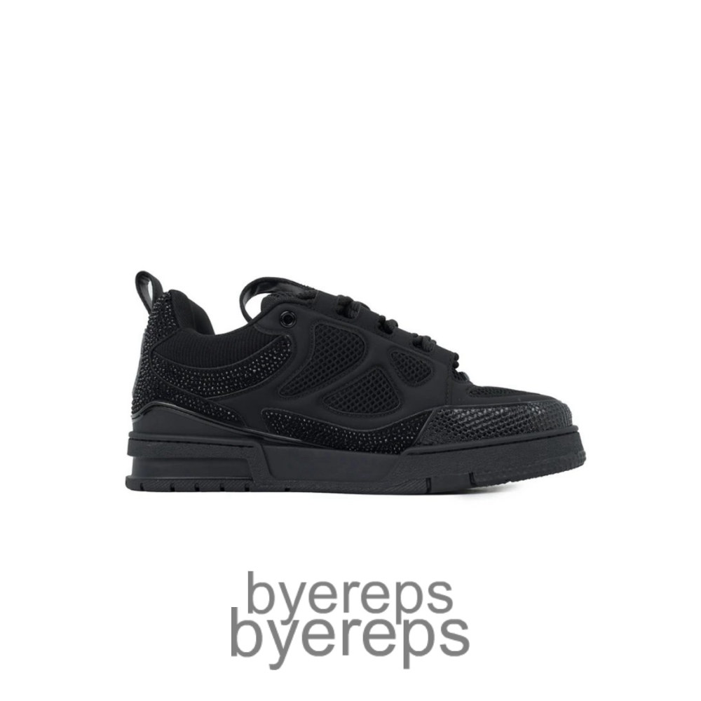L0uisvuit0n Skate Sneakers All Black