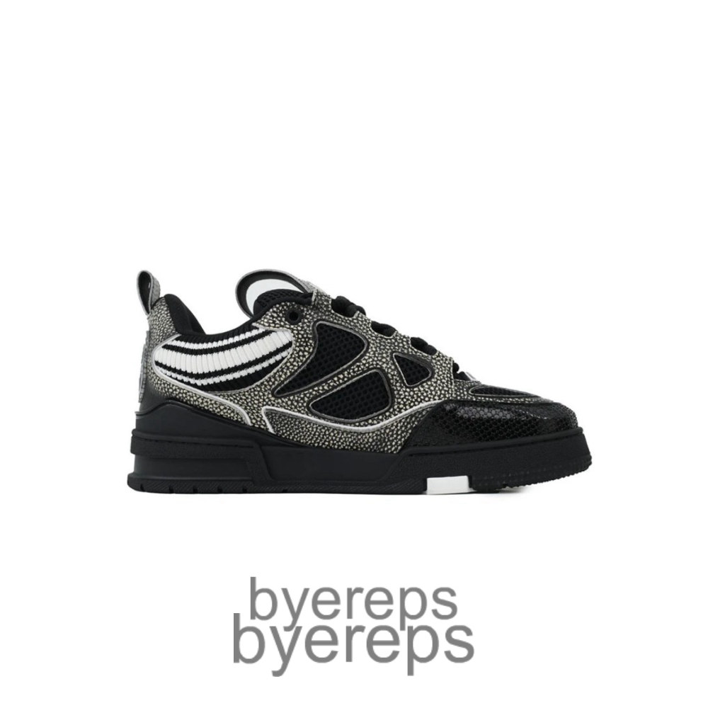 L0uisvuit0n Skate Woolen Fabric Black