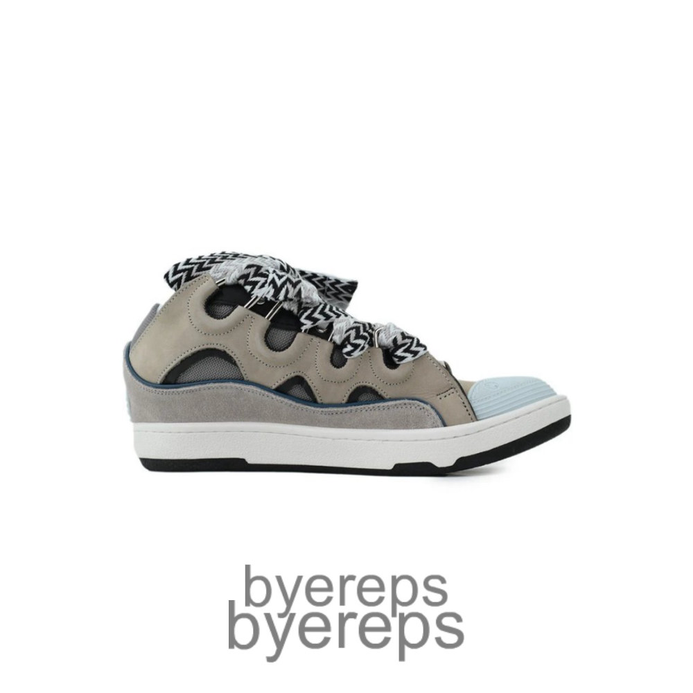 Lanvin Curb Sneakers Blue Gray
