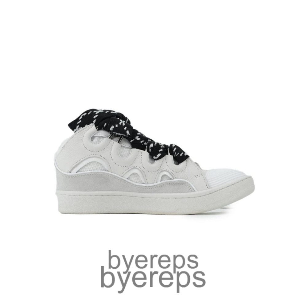 Lanvin Curb Sneakers White