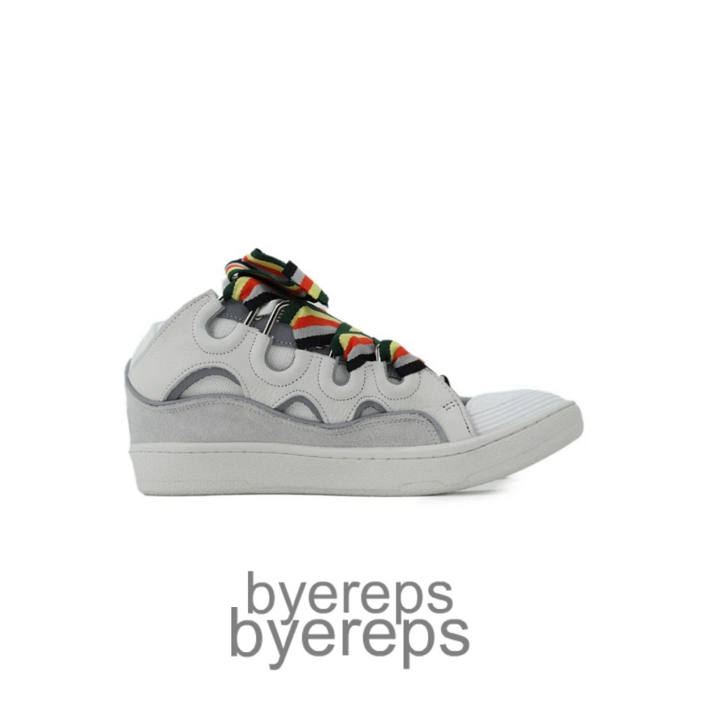 Lanvin Curb Sneakers White Ribbon