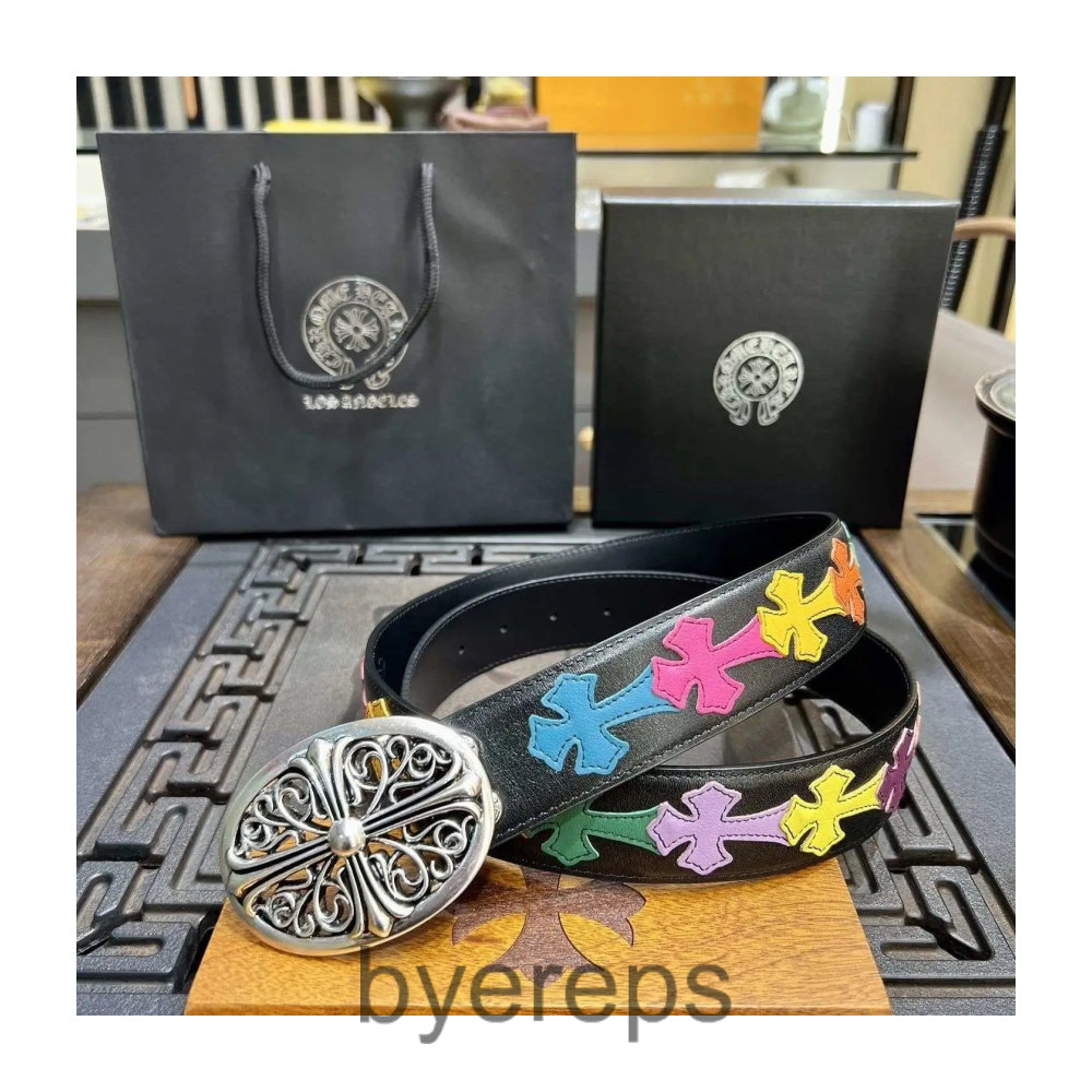 Leopard Chrome Hearts Belt