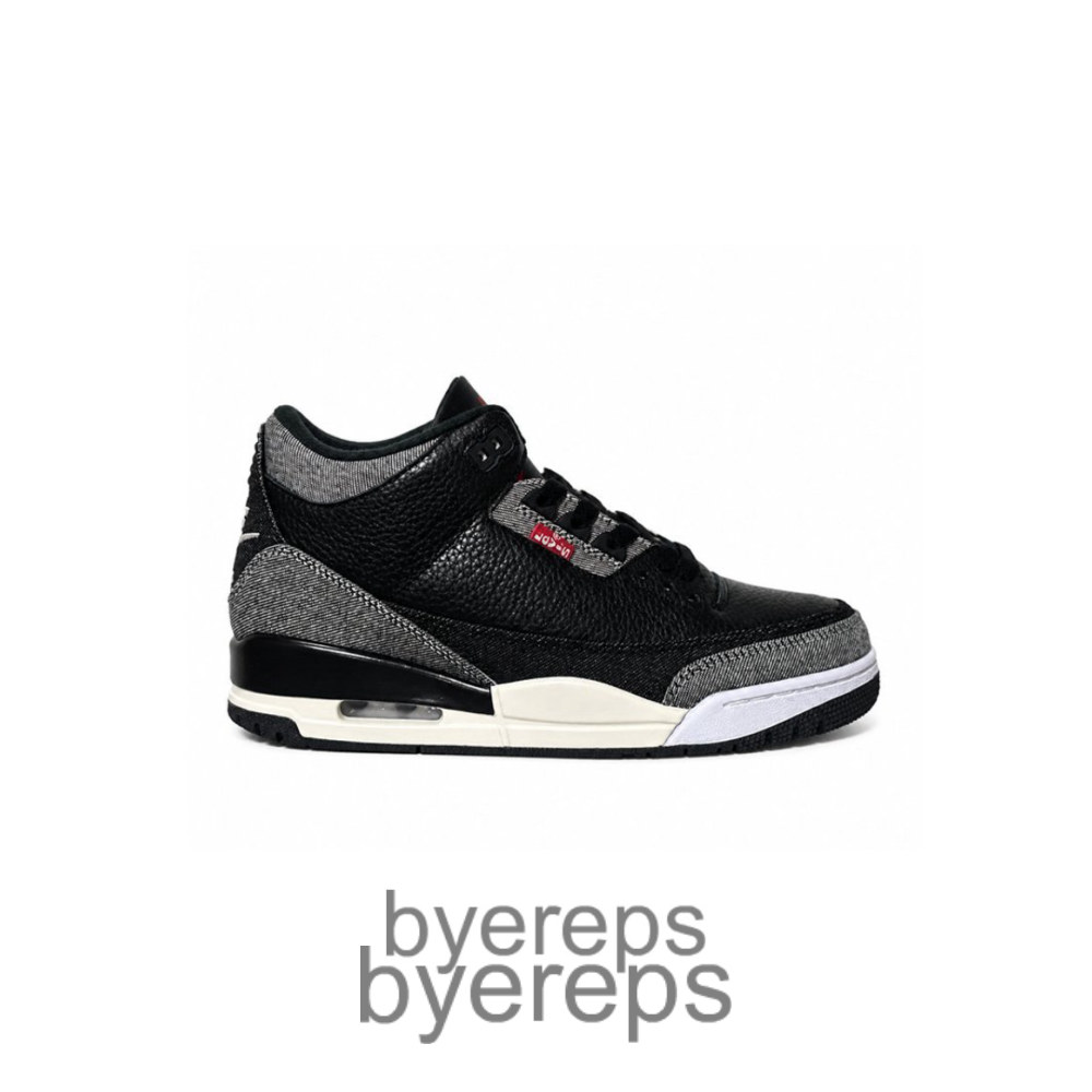Levi'S X Air Jordan 3 Retro Black