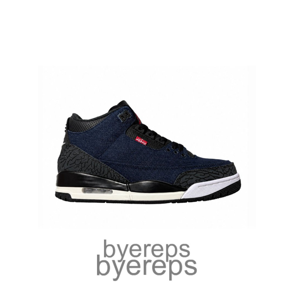 Levi'S X Air Jordan 3 Retro Denim