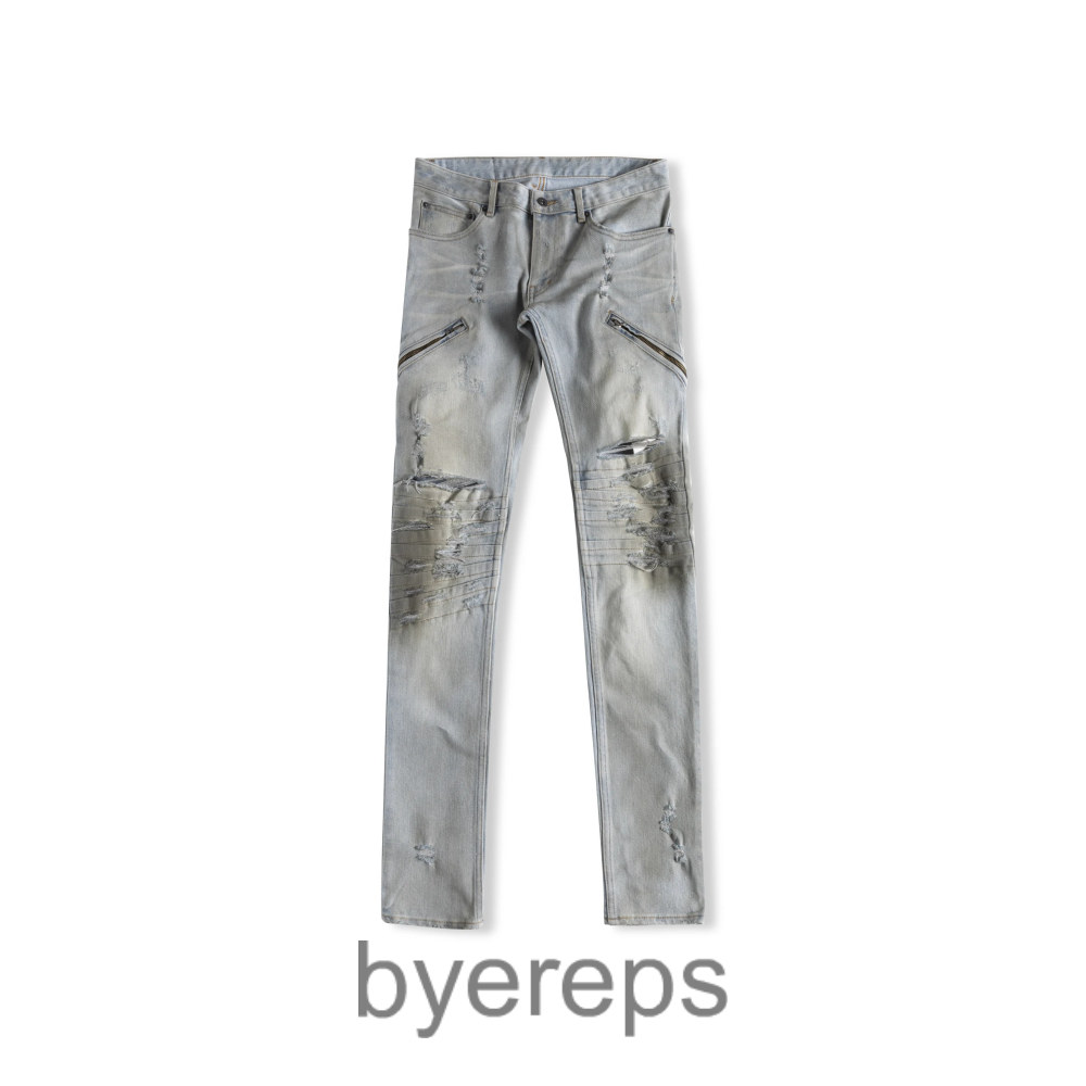 LGB Patchwork Zipper Denim