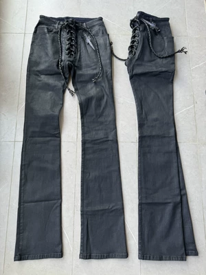 LGB Waxxed Lace Up Jeans