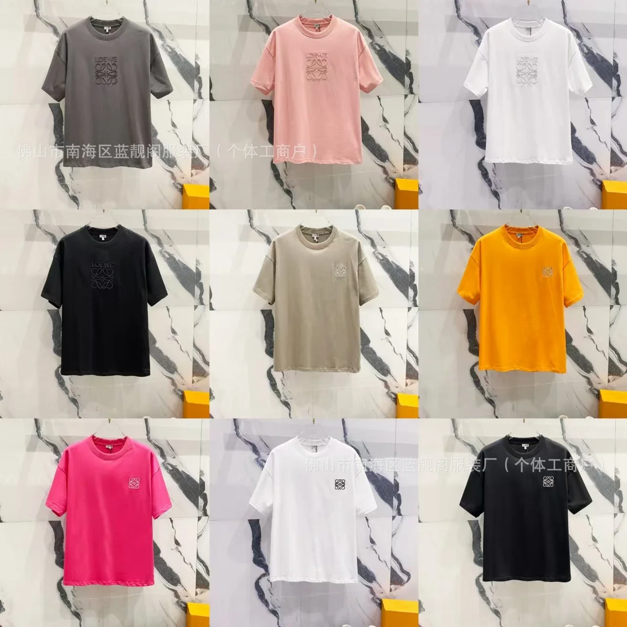 LOEWE Anagram Logo T-Shirts Multi Colors