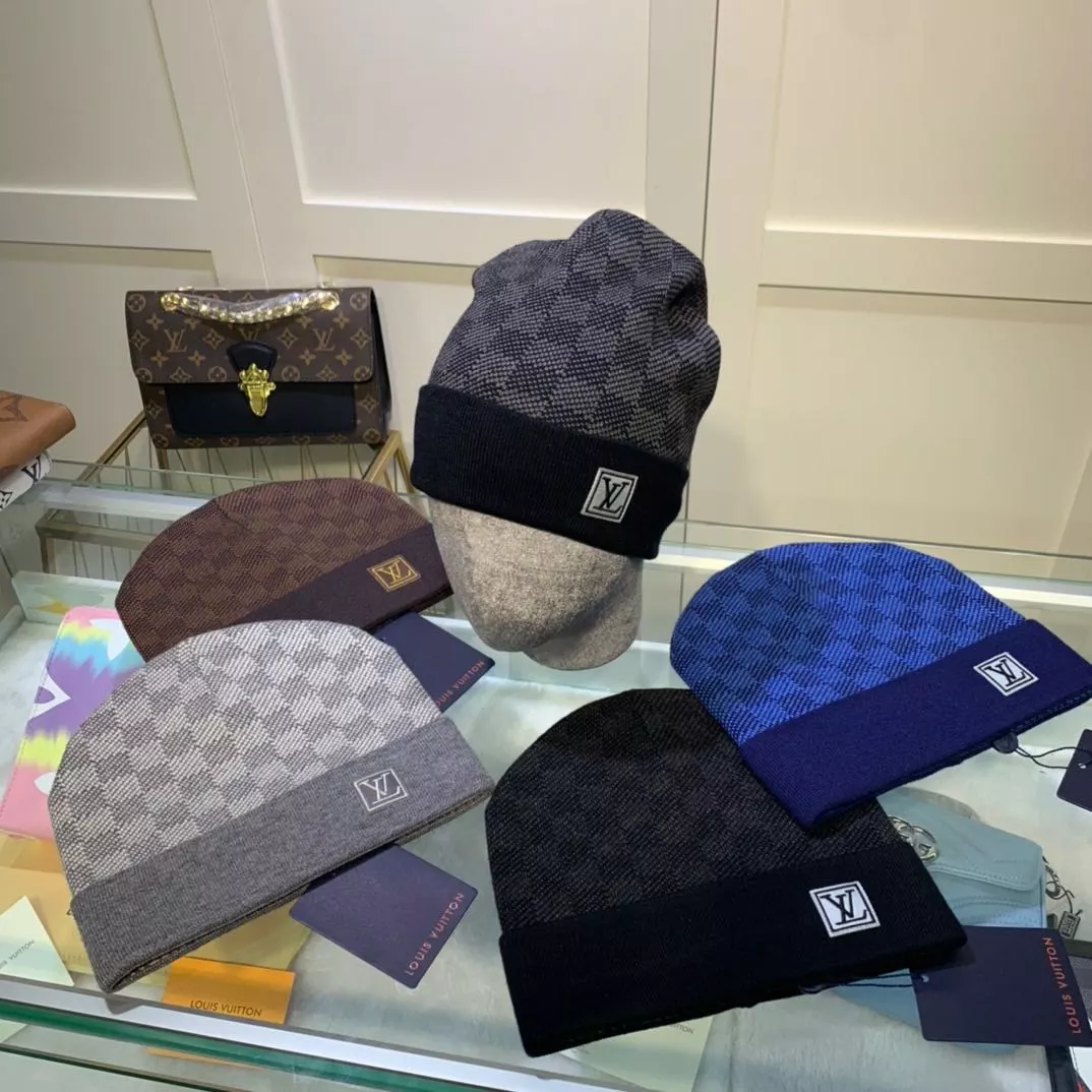 Louis Vuitton Damier Knit Beanie