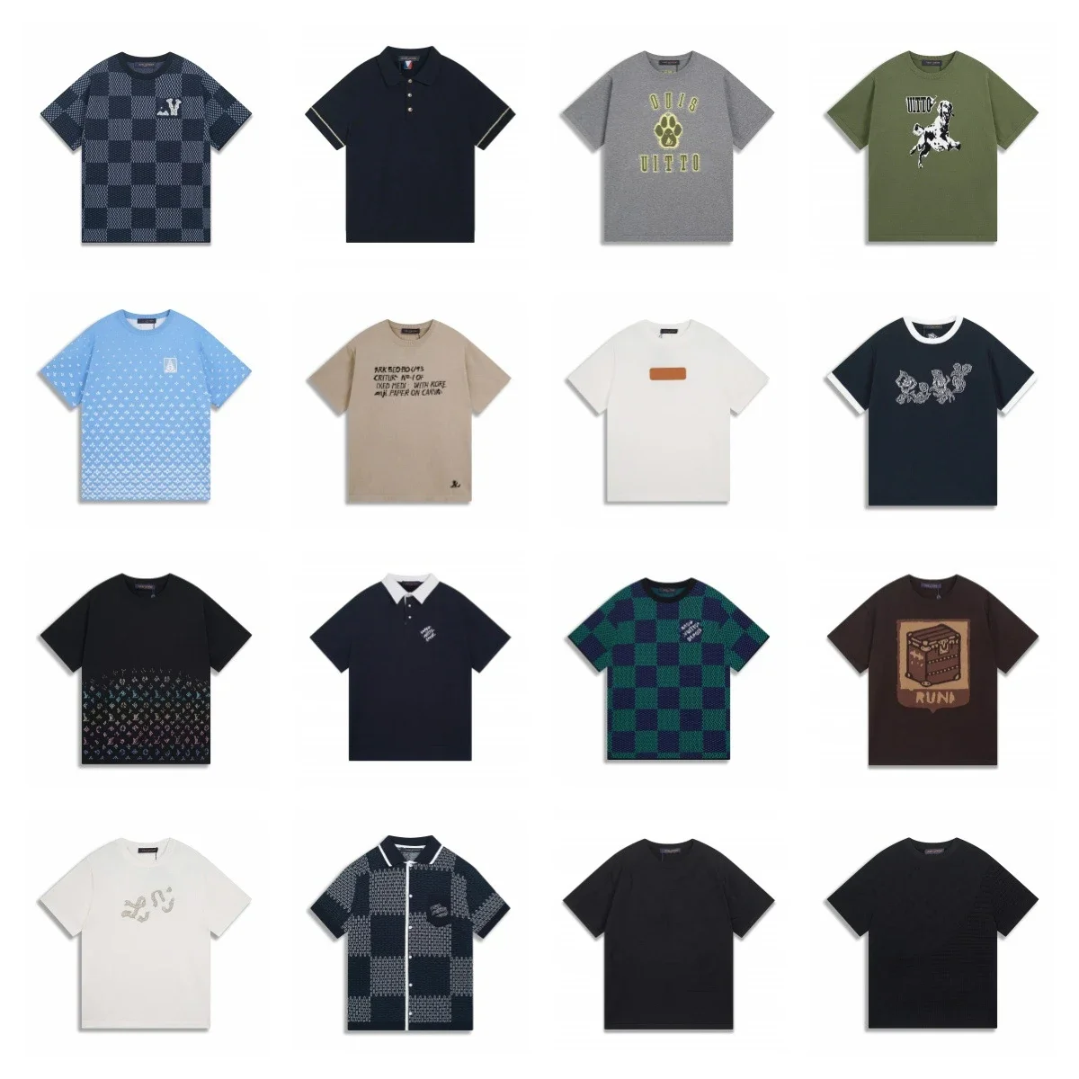 Luxury Brand Casual T-Shirt Collection