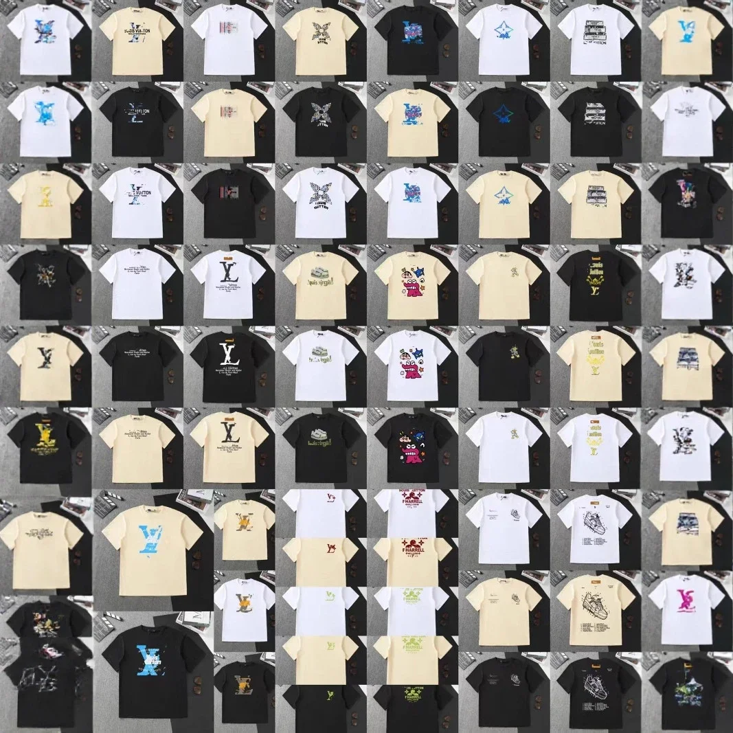 LV Logo Print T-Shirt Collection