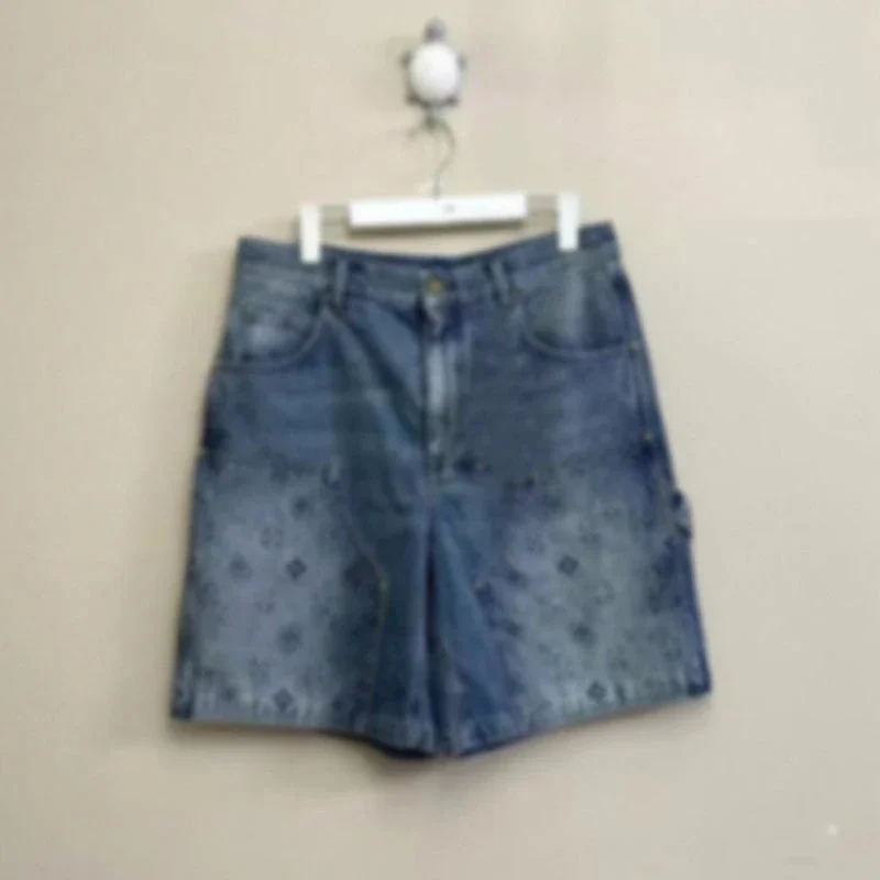 LV Monogram Denim Shorts