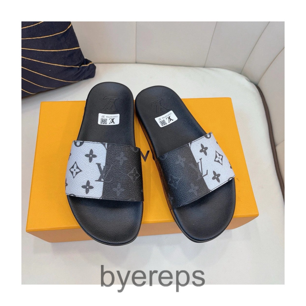 Unbranded LV Slides Black — photo 2 of 4
