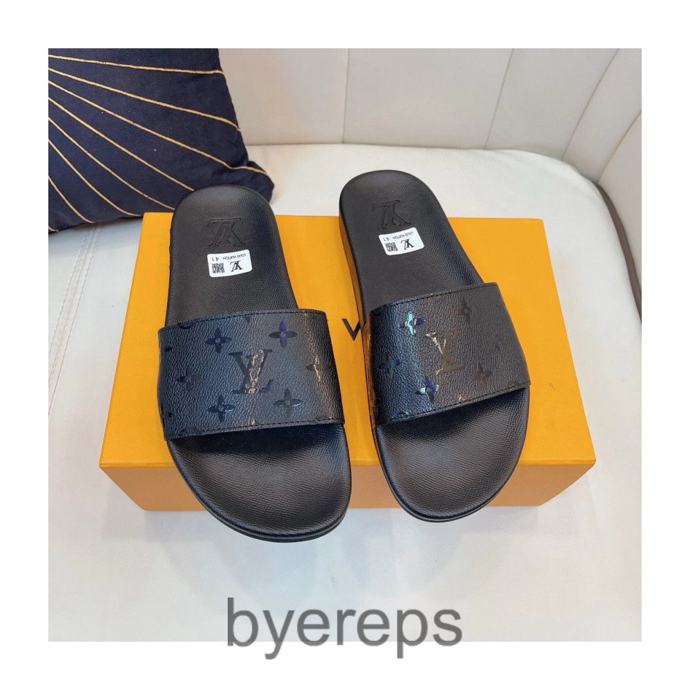 Unbranded LV Slides Black — photo 4 of 4