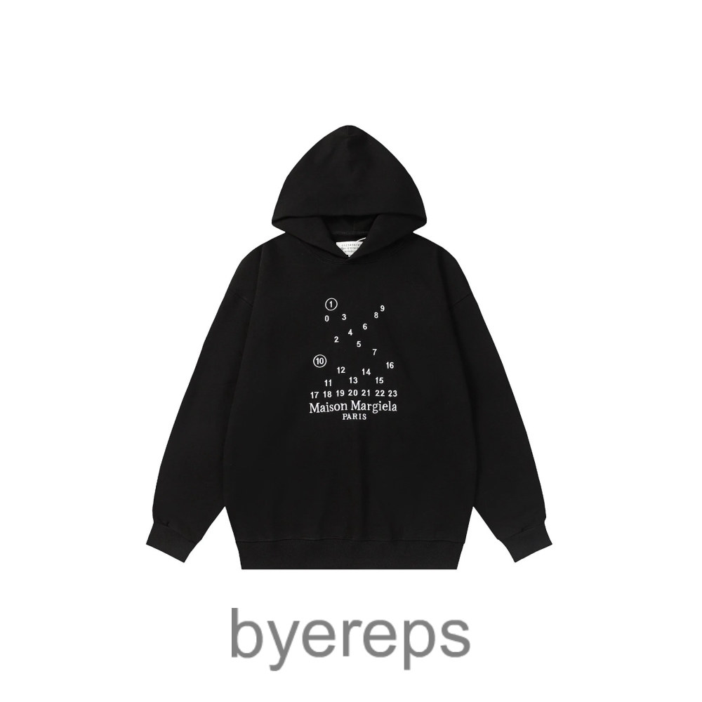 Maison Margiela Logo-Embroidered Cotton Hoodie — photo 2 of 4