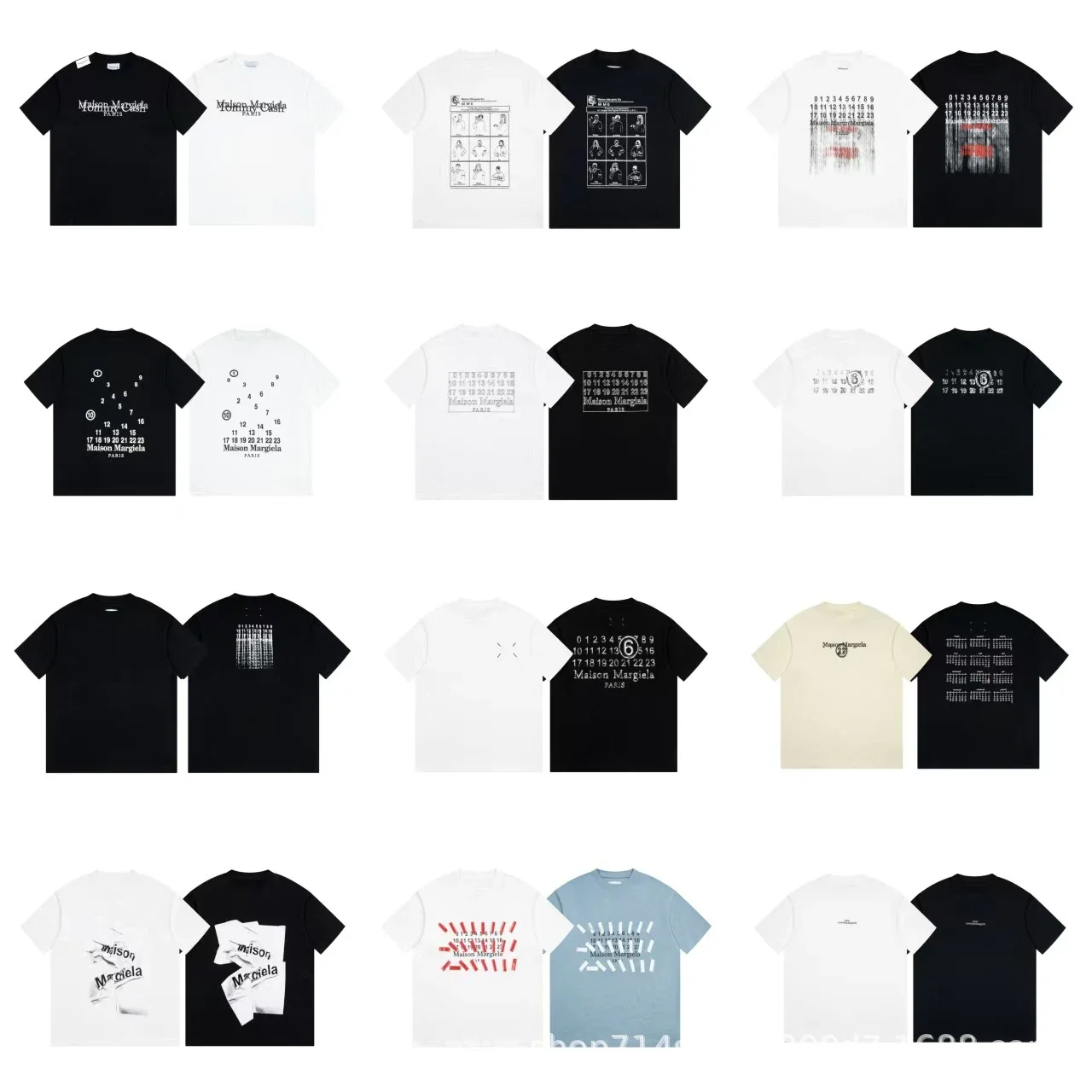 Maison Margiela Print T-Shirt Collection