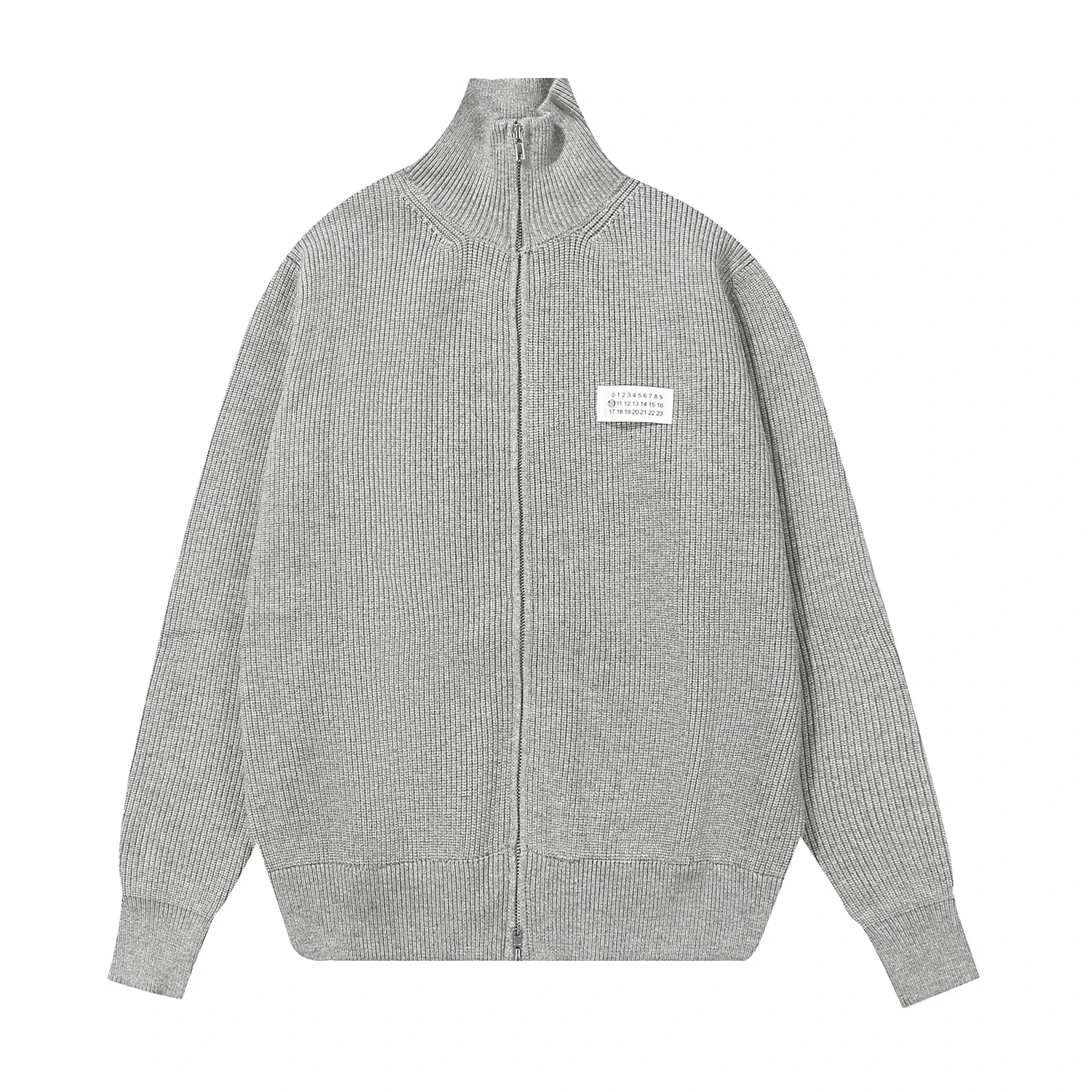 Maison Margiela Zip-Up Knit Cardigan