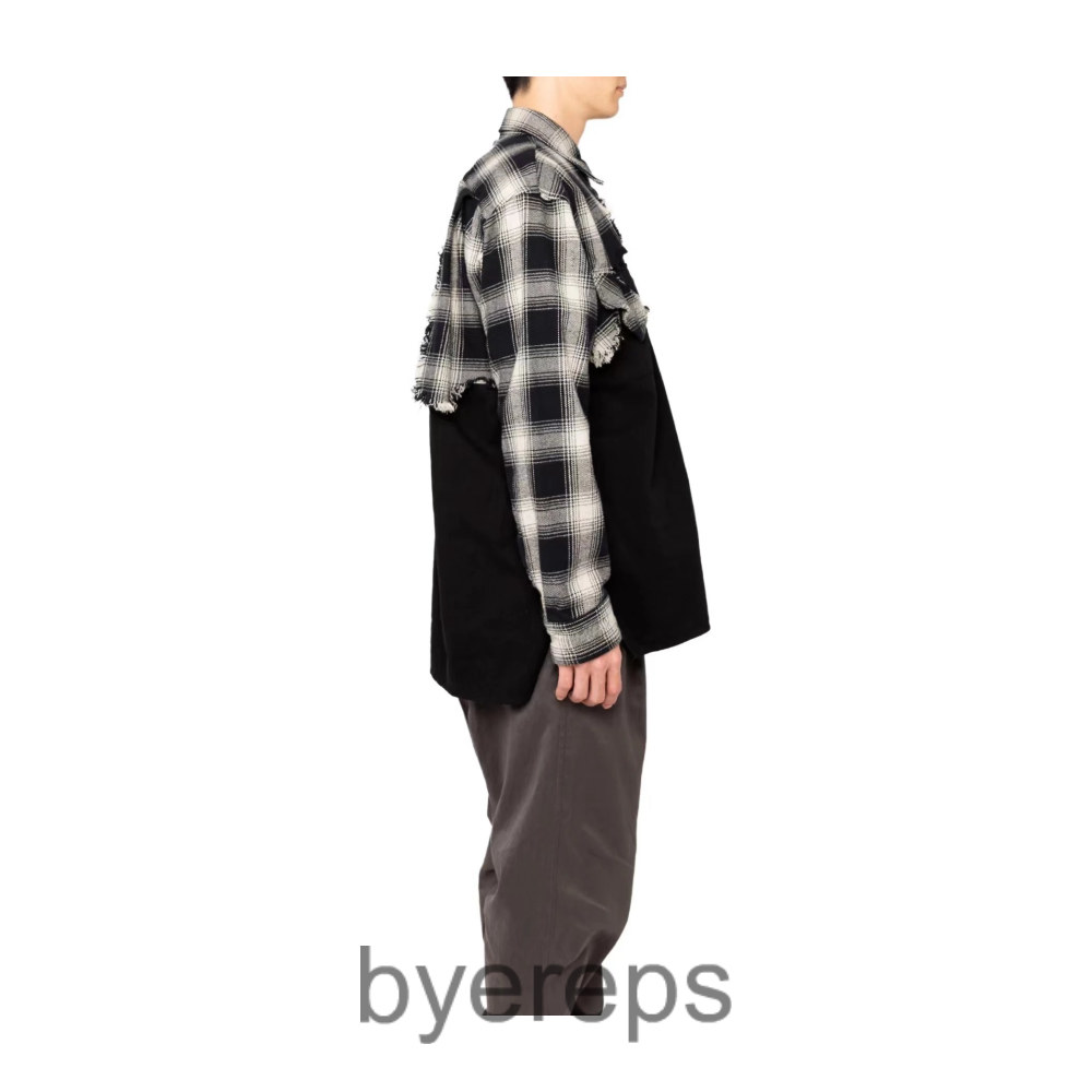 Maison Mihara Yasuhiro Maison Mihara Hybrid Flannel — photo 3 of 4