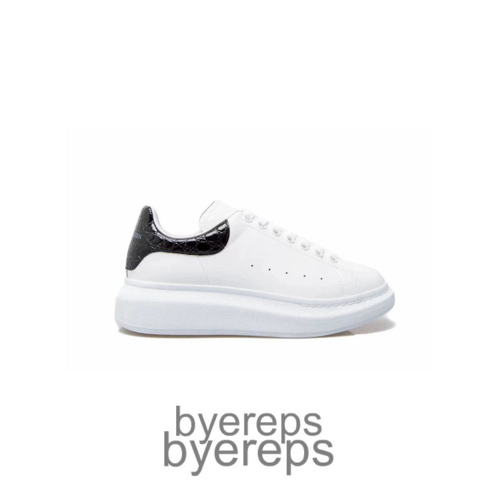 Mcqueen Oversized Black Crocodile