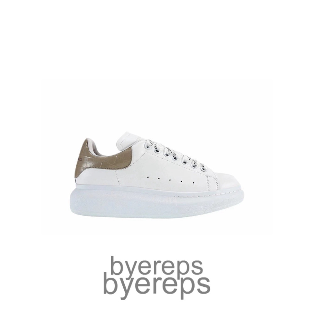 Mcqueen Oversized Rice Gray Crocodile