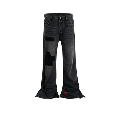 MIJKO Patch Jeans