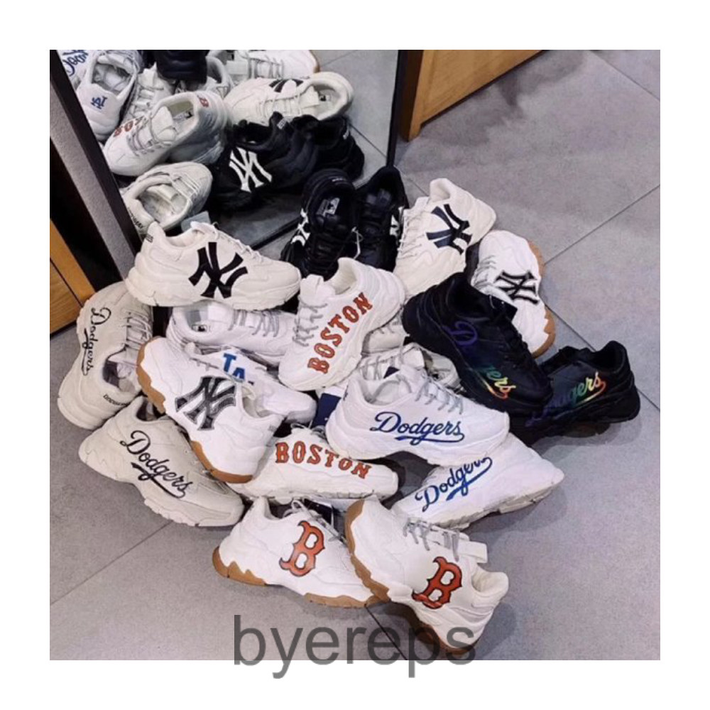 MLB Height Increasing Retro Torre Men's and Women's Shoes Thick Sole Classic Low-top Men's Senior Shoes Yankees White Shoes