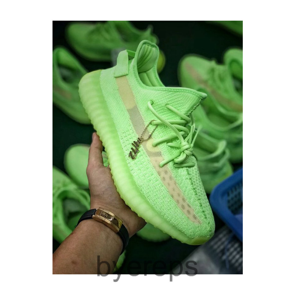 MM#H12 pure original Yeezy 350V2 GID fluorescent green Wanbang customer supply original upper