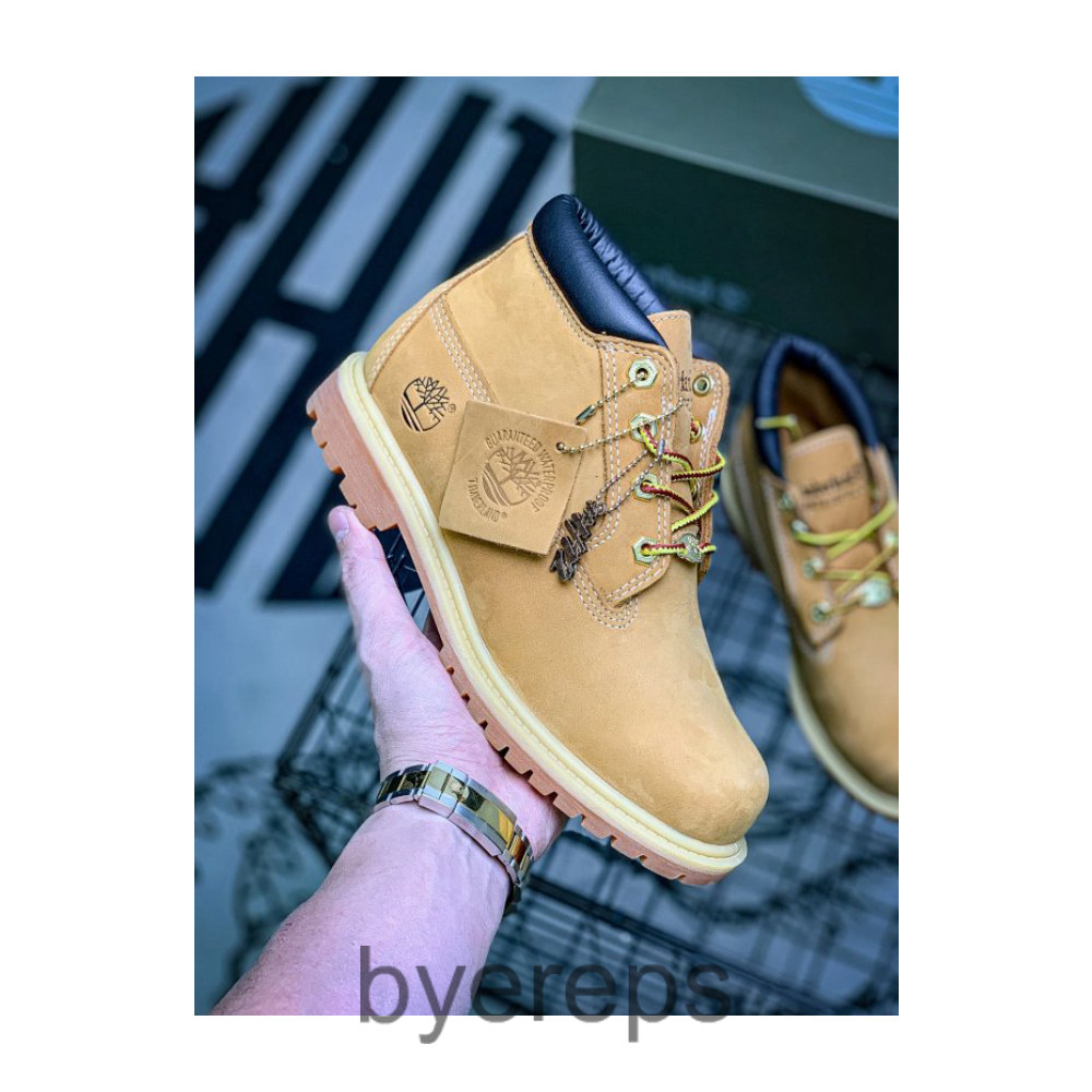 MM🔑N520420 H12出品 Timberlan 踢‮烂不‬ 经典款‮帮中‬大黄靴 2020最新官方‮次批‬