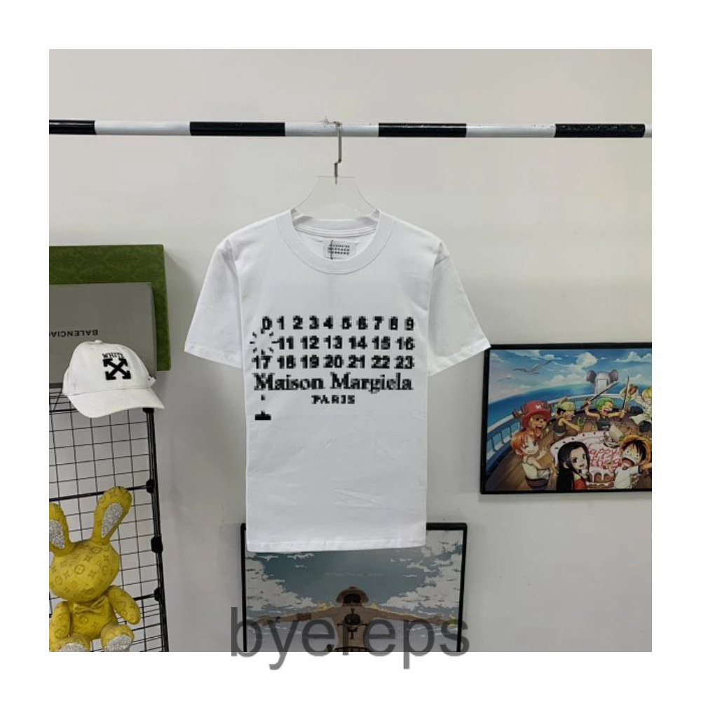 MM6 mosaic calendar print short sleeve T-shirt