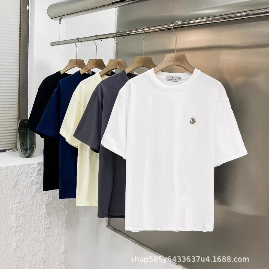 Moncler Logo Patch Cotton T-shirt