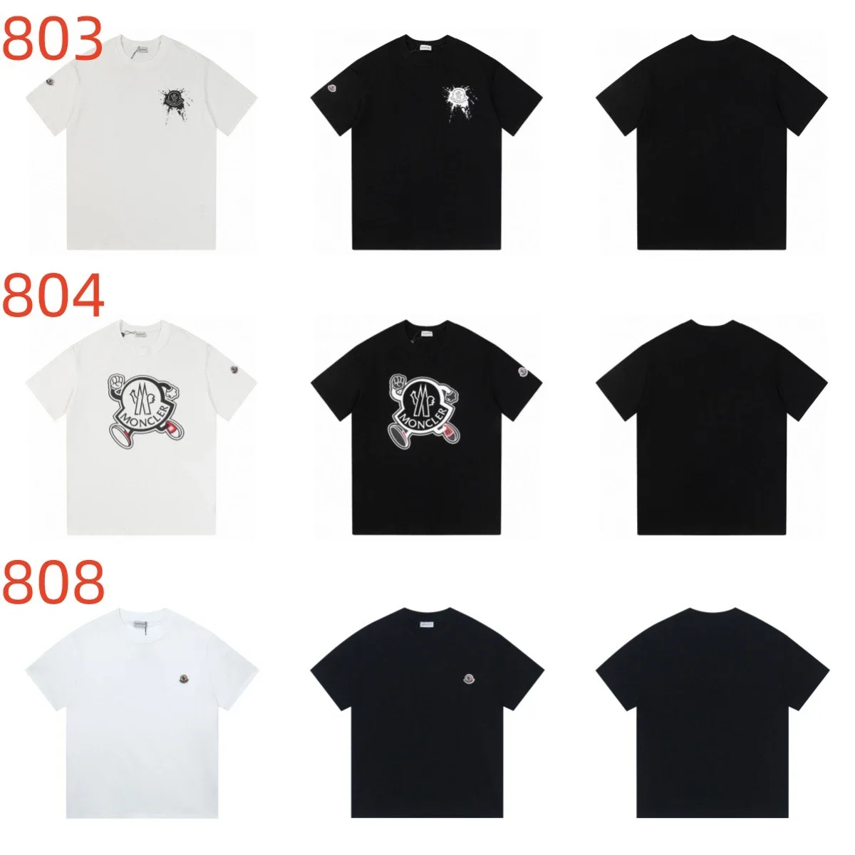Moncler Splatter Logo T-Shirt