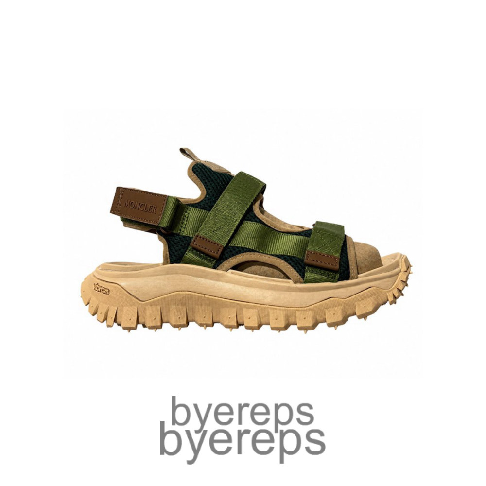 Moncler Trailgrip Vela Sandals Green
