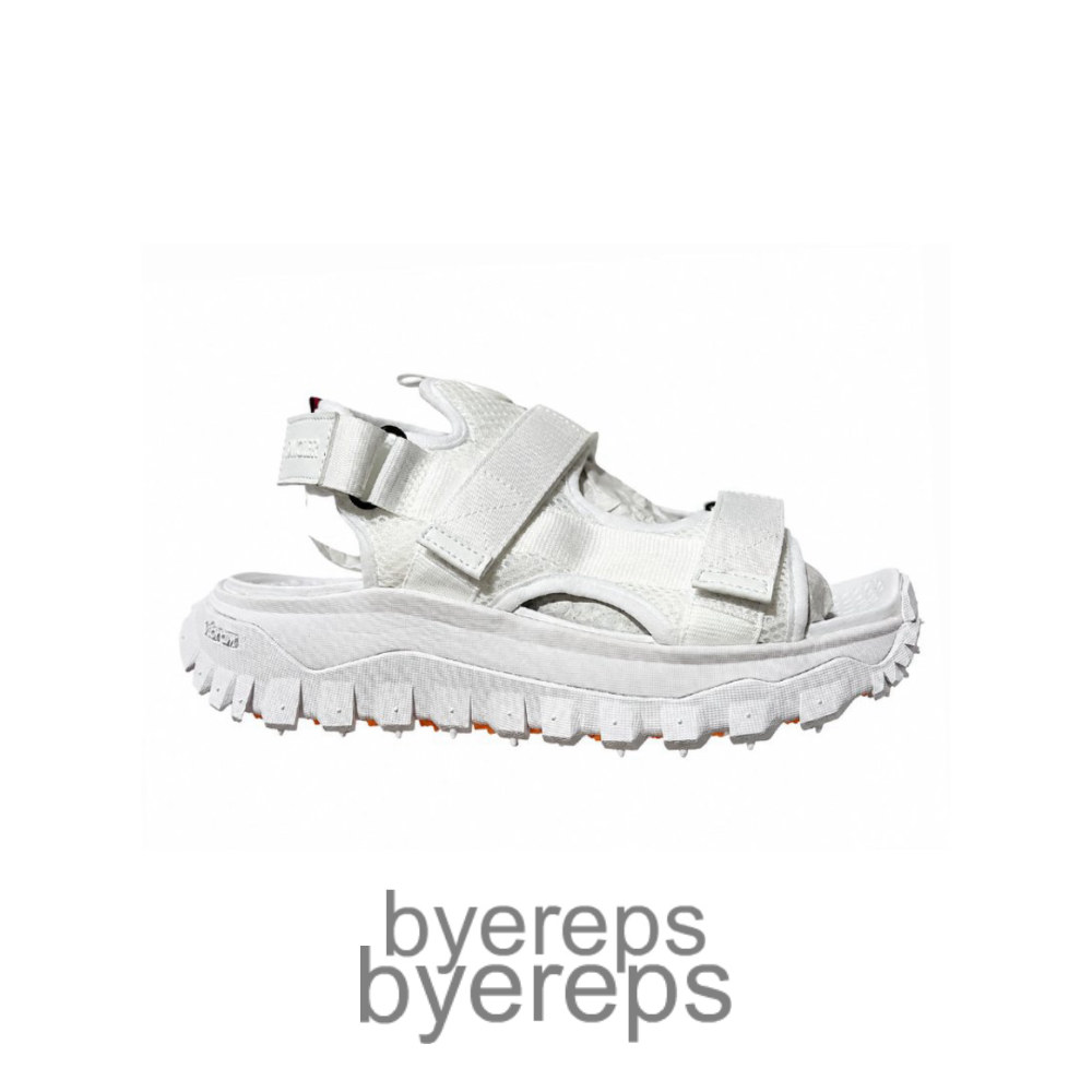 Moncler Trailgrip Vela Sandals White