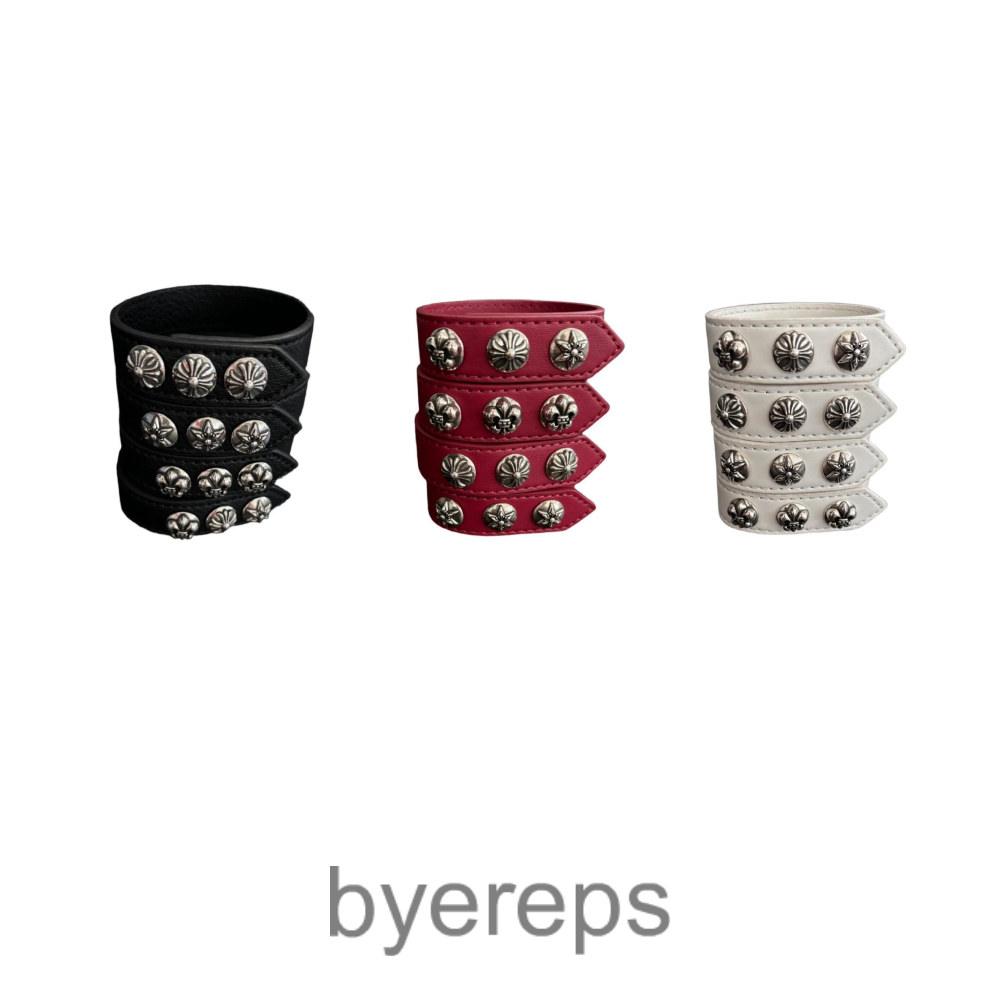 More Chrome Hearts Leather Bracelets (Budget)